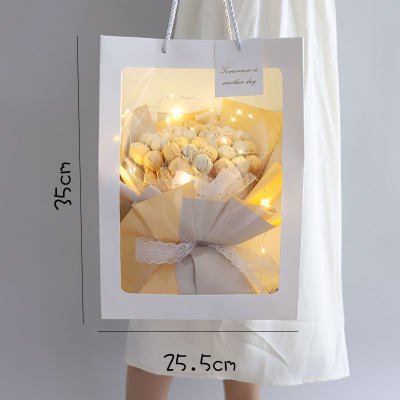 Diy棒棒糖花束少女心礼物女糖果花自制包装纸材料包套装闺蜜生日 虎窝淘