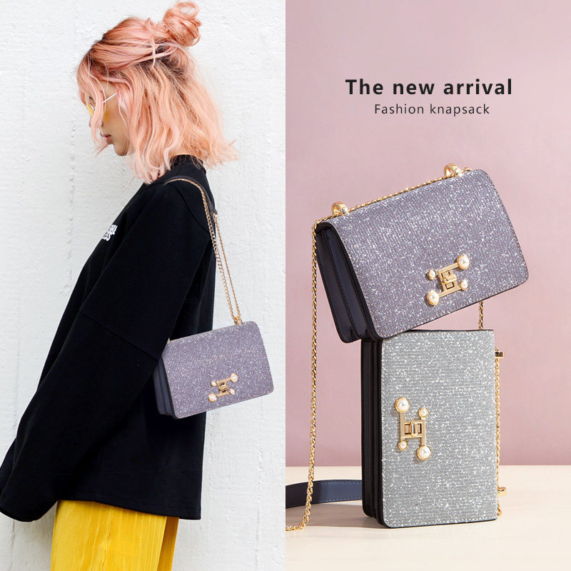 小ck单肩2020新款潮洋气链条包包 莱斯汀娜女士包袋