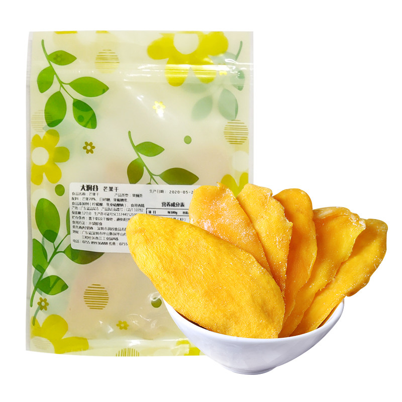 大润谷新品500g脯网红女生芒果干 大润谷食品芒果干
