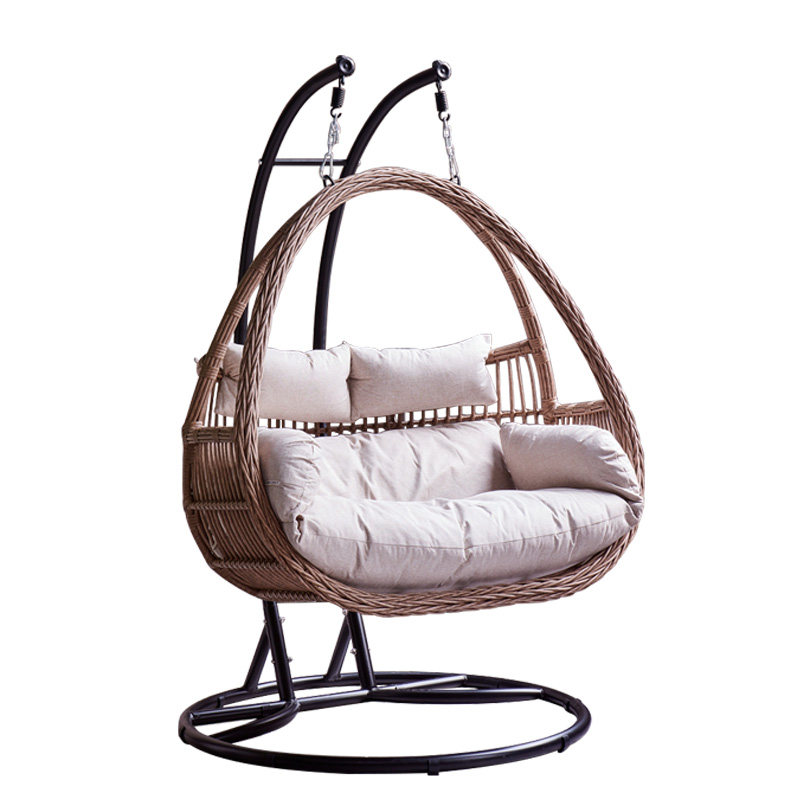 吊椅阳台家用室内秋千椅子摇篮卧室 精欧户外户外秋千