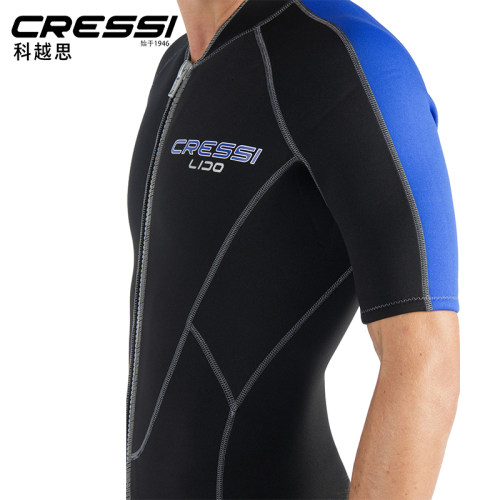 意大利 CRESSI LIDO潜水服 男女士连体潜水衣 短款2mm 浮潜 深潜 - 图3