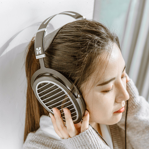HIFIMAN海菲曼ANANDA隐形磁体平板振膜头戴式耳机有线发烧 - 图1