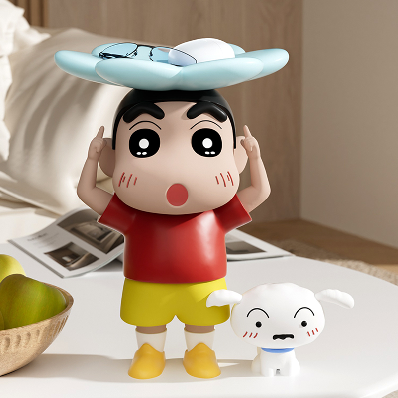 蜡笔小新潮玩手办摆件钥匙收纳玄关客厅装饰置物架乔迁创意礼物 - 图0