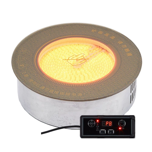 Не выбирайте горшок коммерческий горячий горшок Электрический гончарная печь Круглый встроенный высокопроизводительный контроль 3000 Вт.