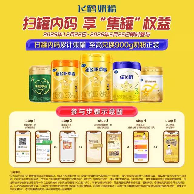 Enjoy discounts upon consultation Feihe Feifan Care 3 Stages