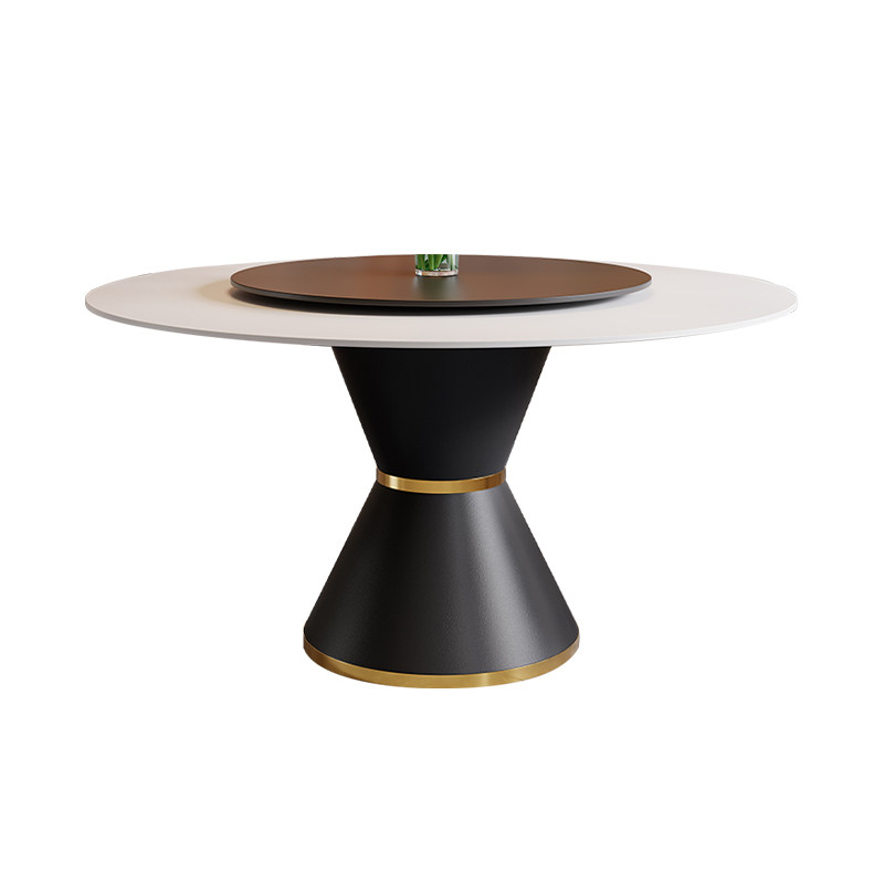 DDC意式极简圆形岩板餐桌椅2026新款客厅家用饭桌餐带转盘可旋转,淘宝优惠券,粉丝福利购,淘宝优惠卷