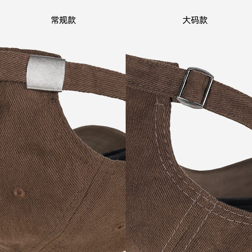 大头围棒球帽女春夏防晒2024新款深顶显脸小大宽帽檐鸭舌帽子男A - 图3