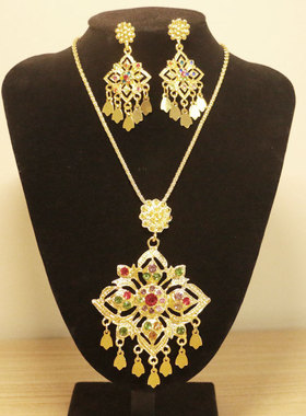 毛衣链仿古项链少数民族项链合金