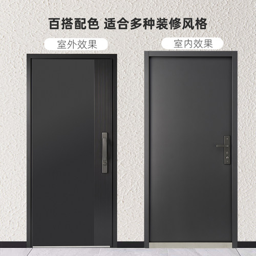 甲级防盗门进户门安全门家用门钢质门入户门一门到顶暗铰链C级锁 - 图3