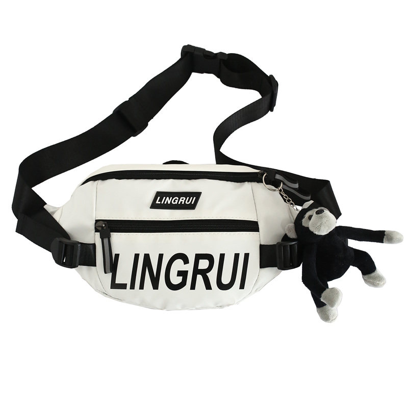 胸包男士街头潮牌运动男生斜挎包 满江红箱包男士包袋