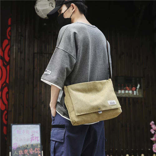 Tide, сумка на одно плечо, шоппер, японская вместительная и большая сумка через плечо для отдыха, подходит для студента