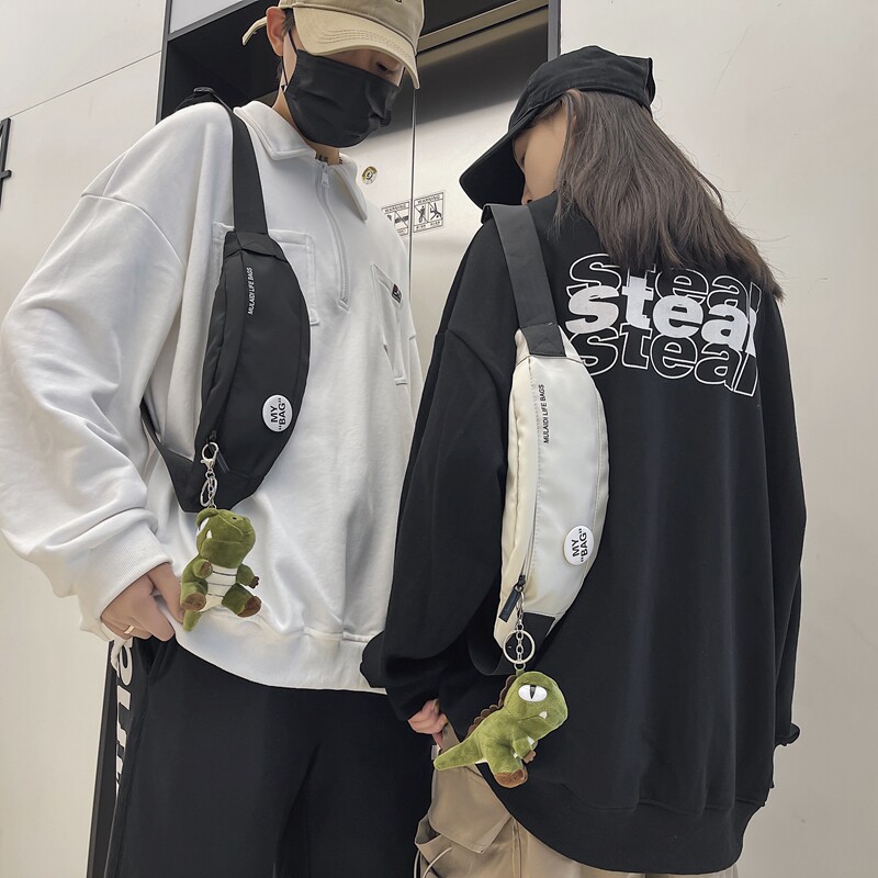 胸包男士男潮牌ins斜挎包 满江红箱包男士包袋