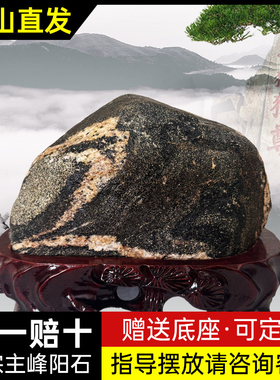 正宗泰山石敢当招财室内原石摆件