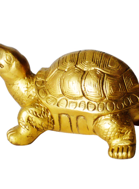 祈福纯铜招财尖角贺寿风水摆件