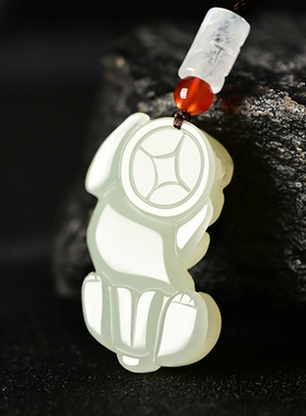 男女款和田玉貔貅吊坠