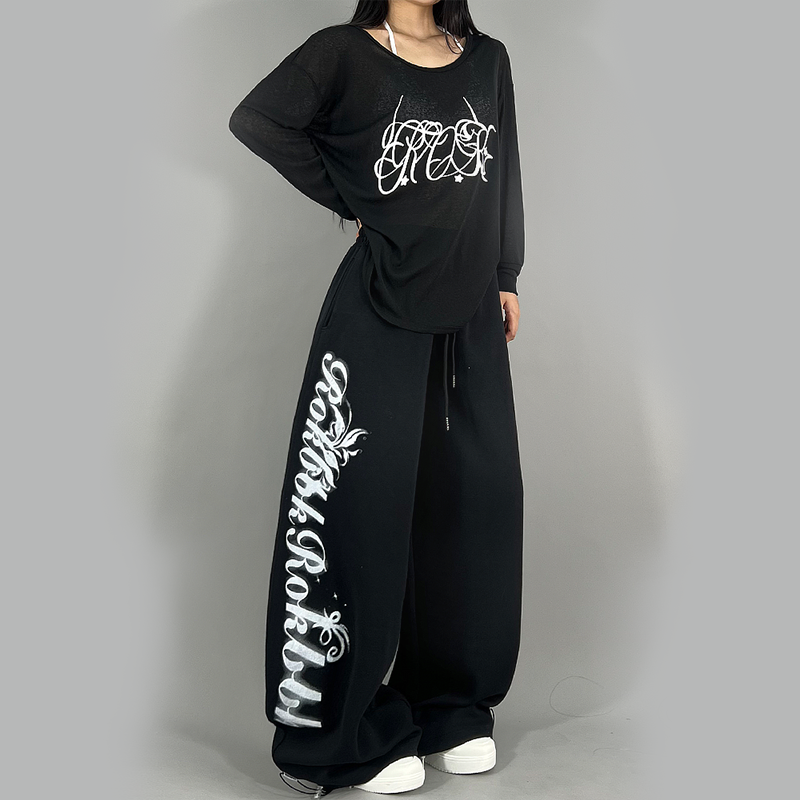 ROKBBK-K布韩街舞潮牌嘻哈街舞hiphop宽松运动休闲裤女爵士舞,淘宝优惠券,粉丝福利购,淘宝优惠卷