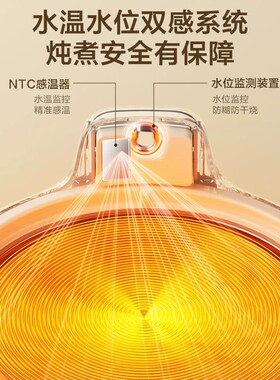 苏泊尔养生壶全玻璃办公室小型