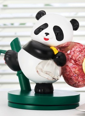 南昌印钞出品熊猫送富钞艺摆件