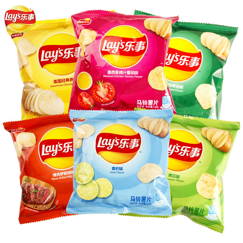 乐事40包小包装膨化大礼包原味番茄 上海圣托尼食品膨化食品