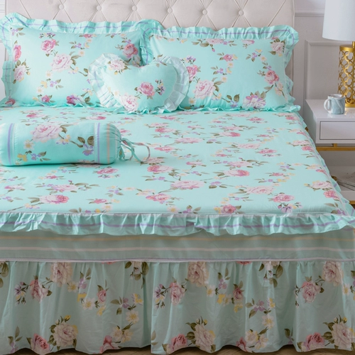 欧苏缦 Хлопковое покрывало, нескользящая простыня, в корейском стиле, 1.5м, 1.8м