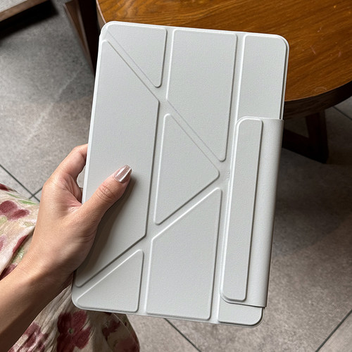 新款3+y适用小米9ProMax13.3壳pad7平板8pro保护套磁吸拆分防弯Ultra无笔槽Y折6spro12.5双面夹搭扣超薄三折 - 图3