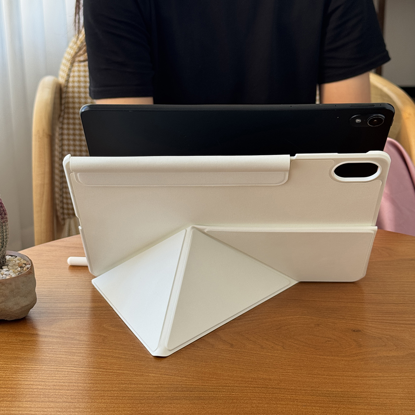 【防摔磁吸双面夹】适用华为平板matepad11.5s保护壳air12包边防弯se11新款k折pro12.2搭扣无笔槽air11.5套 - 图1