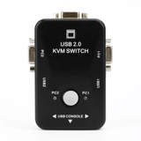 [瑾宇KVM切换器2口USB多电脑vga2进1出显示器键盘鼠标打印机共享器]