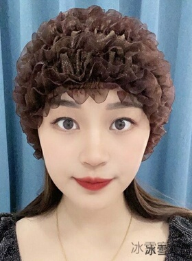 美人纱弹力蕾丝遮白发护