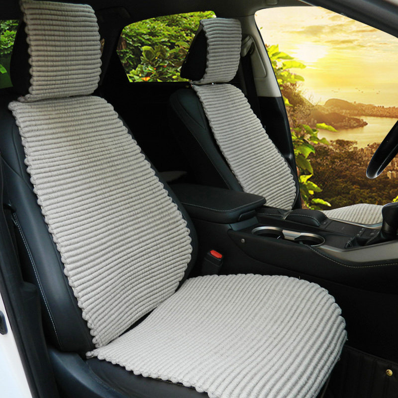 小蛮腰天然亚麻汽车坐垫四季通用座垫夏季凉垫高尔夫途观探岳锐际