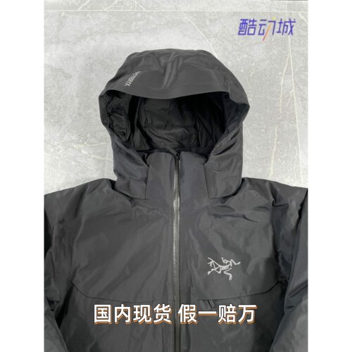 正品Arcteryx始祖鸟 Macai超保暖买菜连帽冬季厚款滑雪外套羽绒服 - 图1