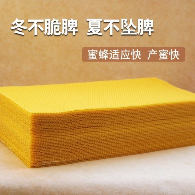 巢础正品中蜂巢础蜜蜂用具蜂巢全套专用养蜂工具蜂蜡蜂箱巢基蜂框 - 图3