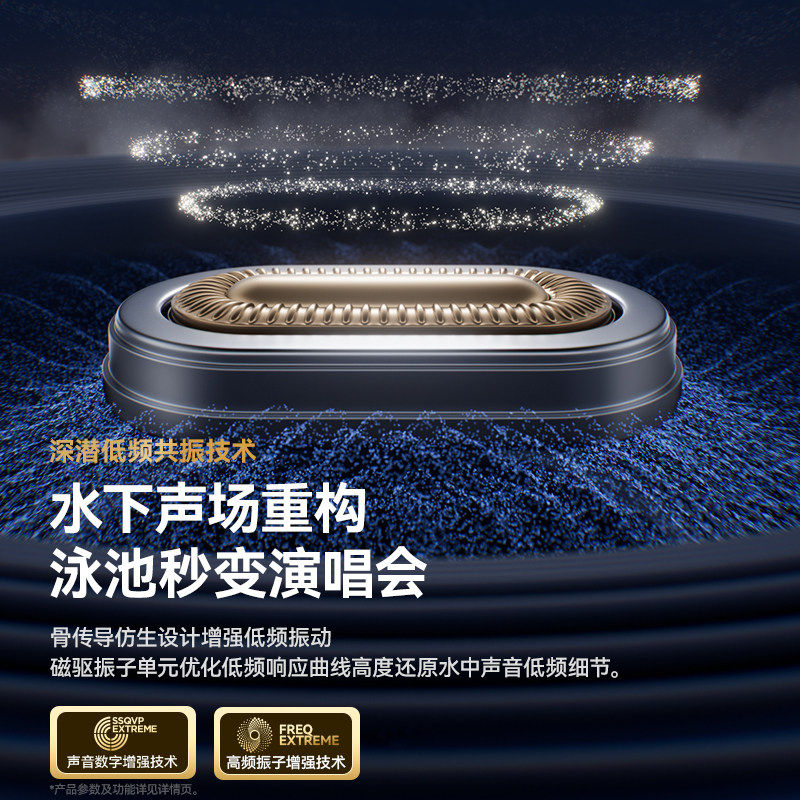 【李佳琦直播间】塞那B33骨传导游泳耳机蓝牙运动不入耳无线新款