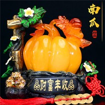 Pumpkin swing piece New Chinese home Xuanguan Living room TV Wine Cabinet Craft Adornment Jo Relocation New Residence Opening Gift