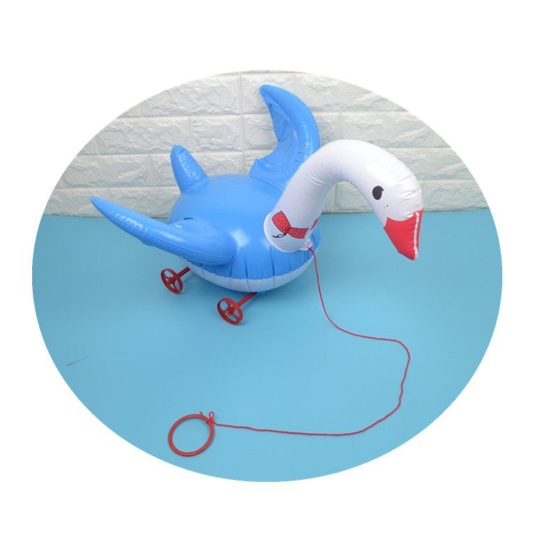 带轮立体卡通气球天鹅鸭子乌龟PVC气球摆摊夜市玩具,淘宝优惠券,粉丝福利购,淘宝优惠卷