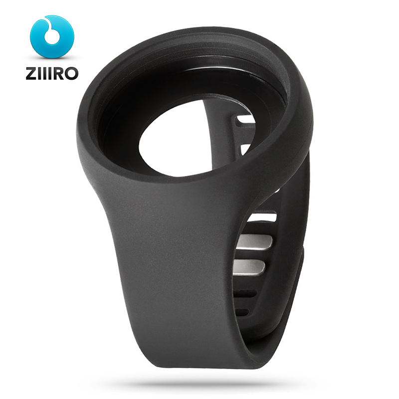 Ziiiro手表表带针扣炫彩糖果22mm世纪重力质子树脂硅胶可替换表带-图0