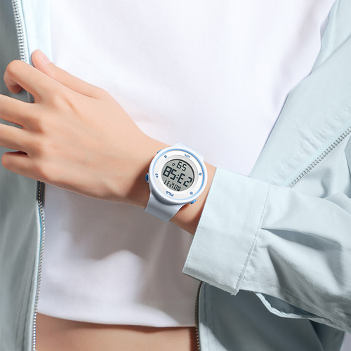 FILA斐乐夜光电子手表运动简约防水初高中大学生男女腕表礼物6557 - 图1