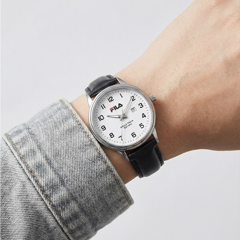 FILA斐乐学生手表初高中女生腕表石英表静音考试专用只看时间6813