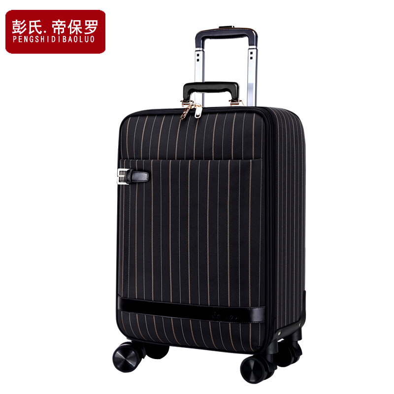 保罗帆布万向轮女商务男密码箱 彭氏帝保罗箱包旅行箱
