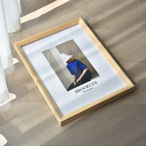 Настенная фоторамка из натурального дерева, индивидуальный постер, делается под заказ, изысканный стиль