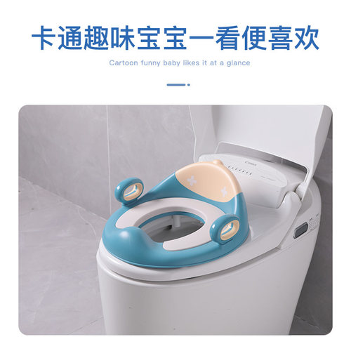 世纪宝贝儿童马桶坐便圈婴儿坐便器小男孩女宝宝专用坐垫圈厕所 - 图0