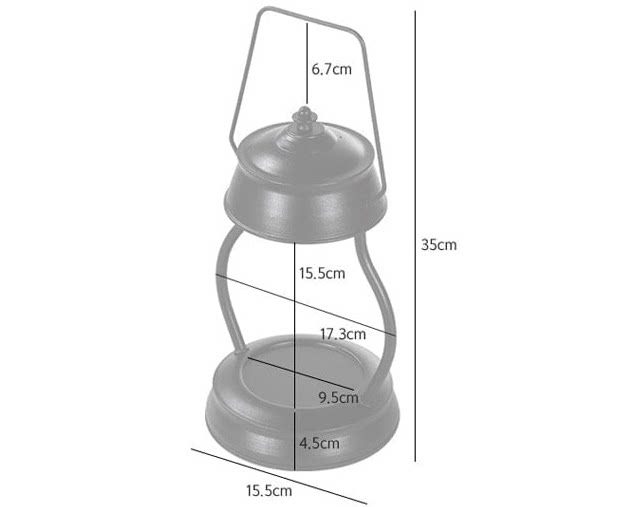 Timed dimming aromatherapy lamp melting wax lamp