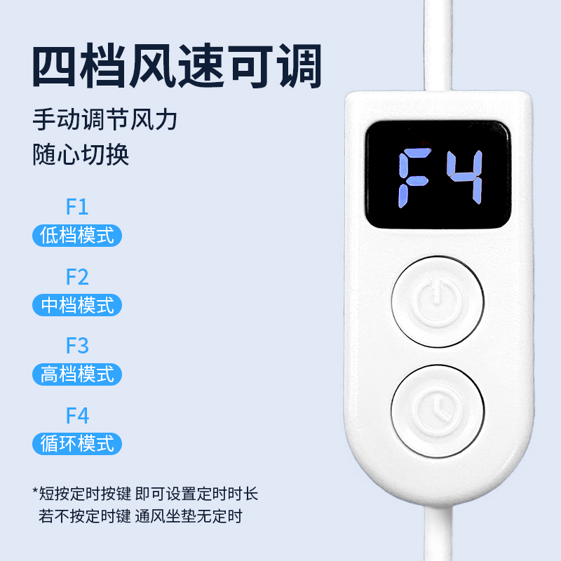 昕科夏天冰凉坐垫夏季车载办公久坐夏风凉垫usb透气猫咪降温冰垫