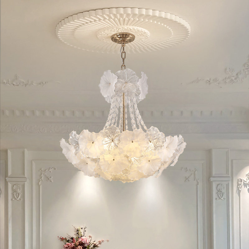 轻奢法式吊灯2025新款轻奢高级感客厅灯网红奶油风护眼卧室主灯具,淘宝优惠券,粉丝福利购,淘宝优惠卷
