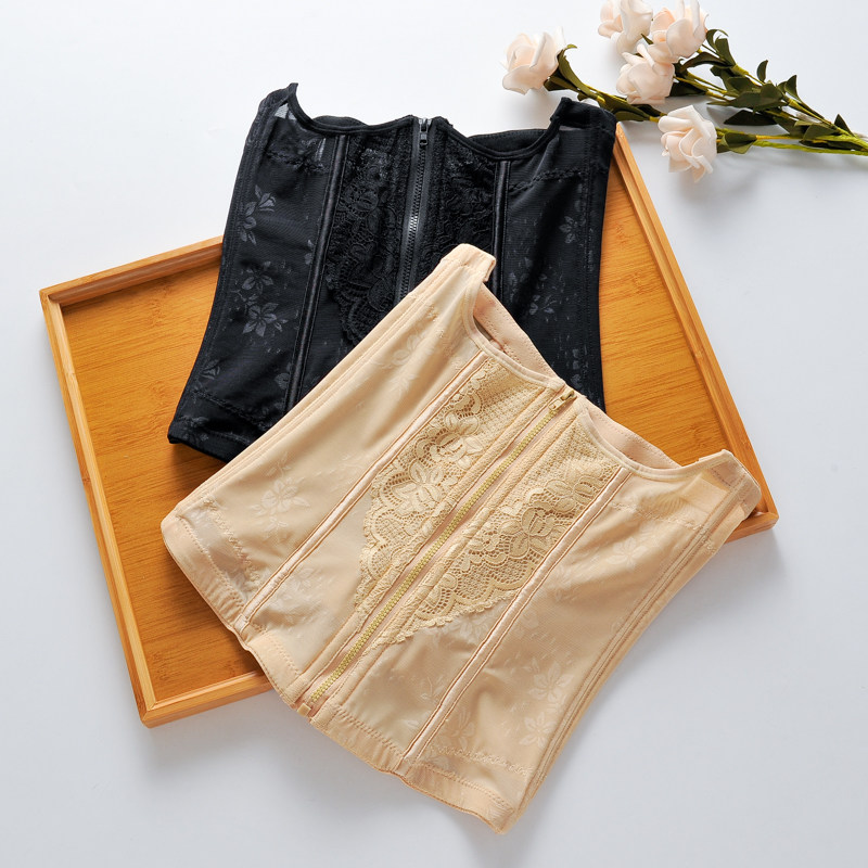 拉链束腰收腹带女透气强力显瘦托胸护腰收小肚子束缚宫廷腰封塑形,淘宝优惠券,粉丝福利购,淘宝优惠卷