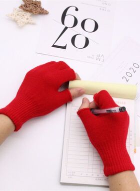 玩手机露两指触屏手套