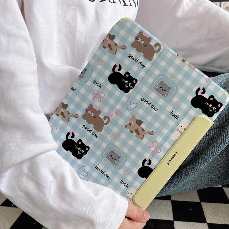 【2024x磁吸拆分】适用苹果平板ipadair6保护套pro11华为matepad11.5s亚克力5防弯12.2带笔槽4透明十代壳mini - 图3