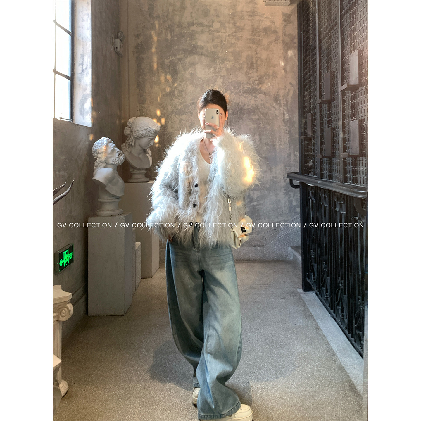 GV大白哥 贵气欧尼 羊毛圈圈长拉毛针织毛衣开衫外套秋冬上衣女,淘宝优惠券,粉丝福利购,淘宝优惠卷