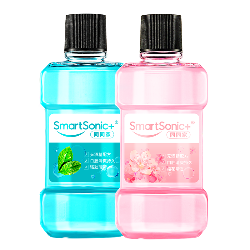 同同家益生菌漱口水沁润樱花味瓶装 同同家漱口水