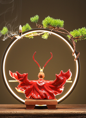 创意黑神话悟空家用摆件新居过年国潮齐天大圣茶桌办公桌桌面装饰