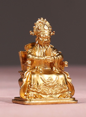 佛香天逸黄铜龙五爷摆件